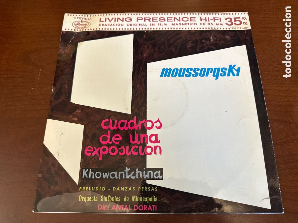 Discos de vinilo: MOUSSORGSKY - RIMSKY KORSAKOV. CUADROS DE UNA EXPOSICION. ORQUESTA SINF&Oacute;NICA DE MINNEAPOLIS&hellip;.