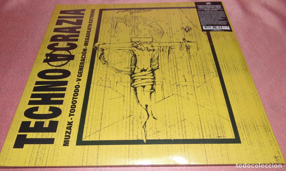 Discos de vinilo: TECHNOACRAZIA - LP VARIOS SYNTH-POP - DOBLE LP 2022 - NUMERADO Y A ESTRENAR
