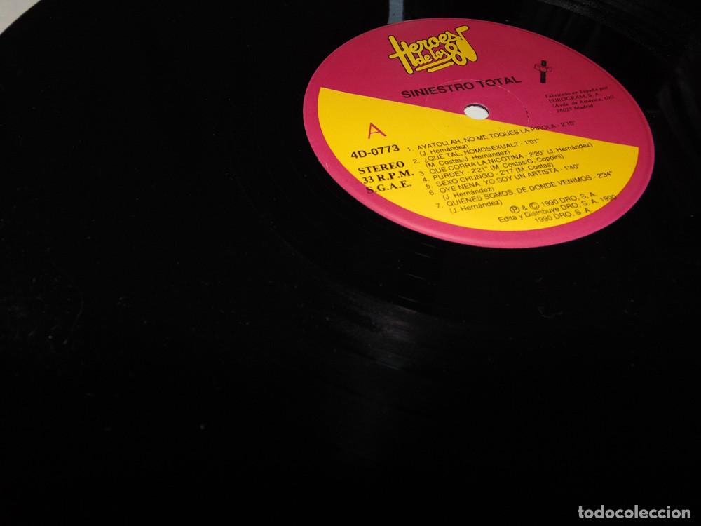 Discos de vinilo: Siniestro Total &lrm;&ndash; Heroes De Los 80 - LP 1990 - Foto 4