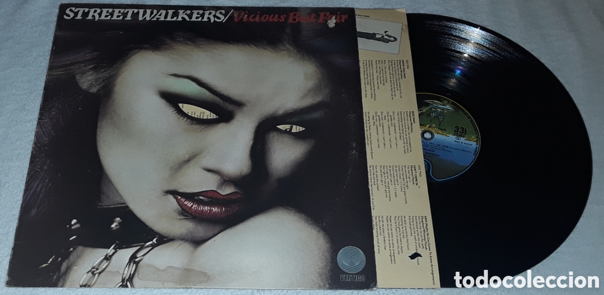 Discos de vinilo: LP - STREEWALKERS - VICIOUS BUT FAIR - MADE IN UK