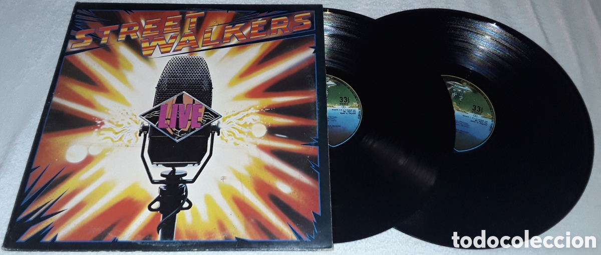 Discos de vinilo: 2 LP - STREETWALKERS - LIVE - GATEFOLD - MADE IN UK