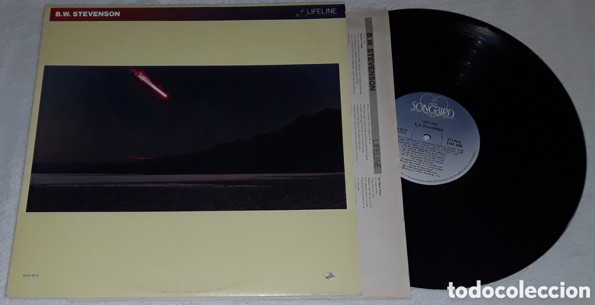 Discos de vinilo: LP - B.W. STEVENSON - LIFELINE - MADE IN CANADA 1980