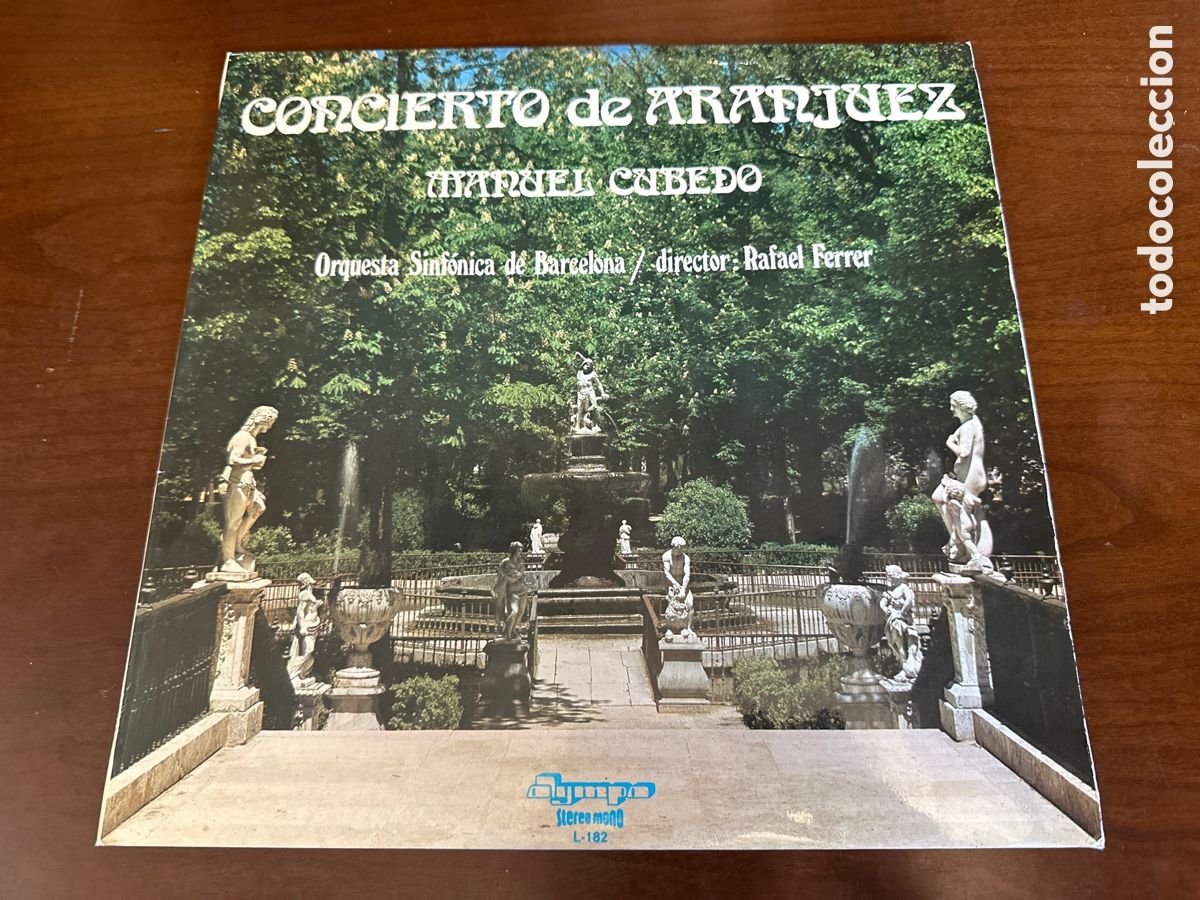 Discos de vinilo: CONCIERTO DE ARANJUEZ - MANUEL CUBEDO - ORQUESTA SINFONICA DE BARCELONA RAFAEL FERRER