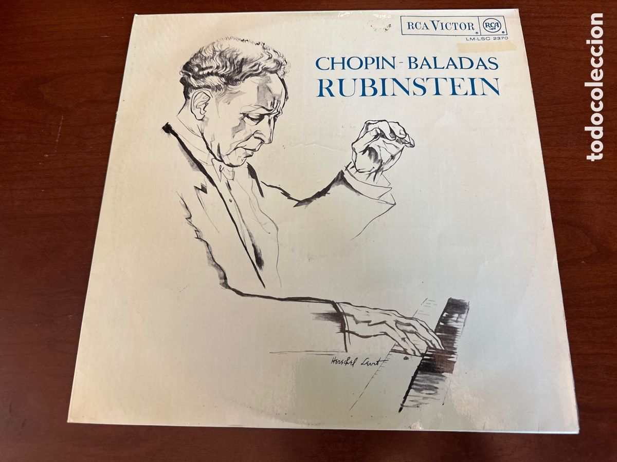 Discos de vinilo: CHOPIN. BALADAS. RUBINSTEIN. RCA. 1968
