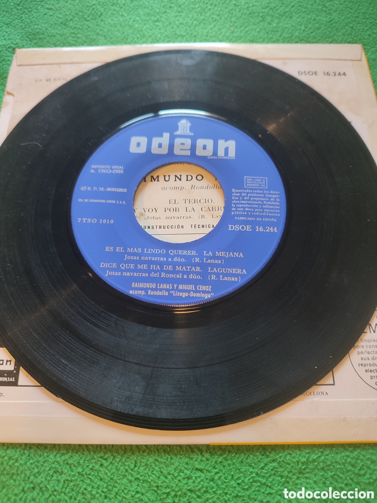Discos de vinilo: Raimundo Lanas - Jotas Navarras E P - Foto 3