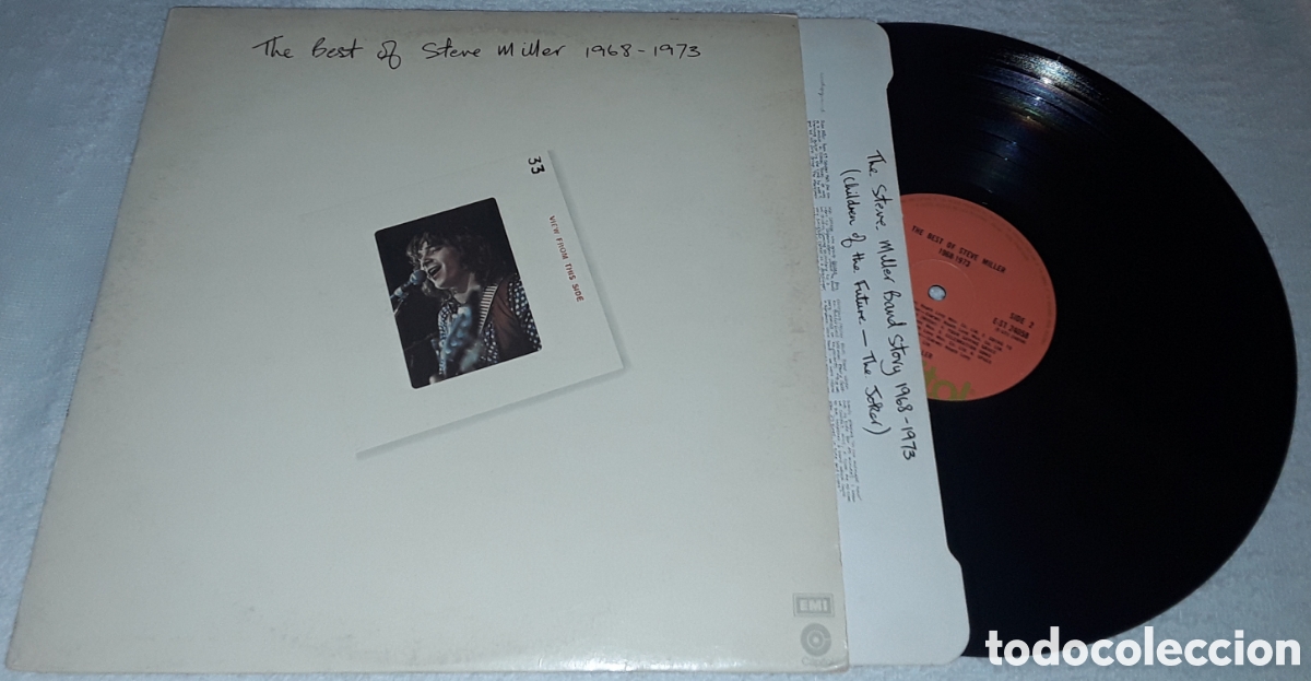 Discos de vinilo: LP- STEVE MILLER - THE BEST OF STEVE MILLER 1968-1973 -1&deg; EDICI&Oacute;N MADE IN UK 1976- STEVE MILLER BAND