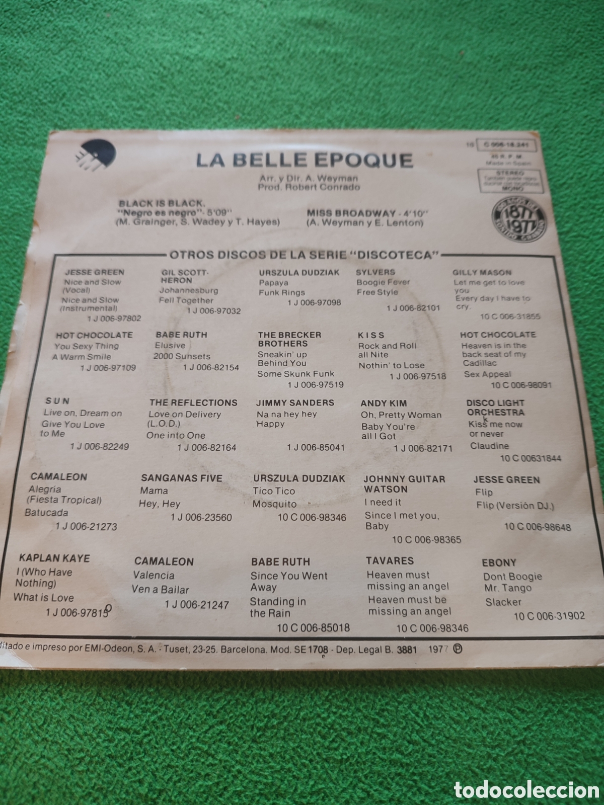 Discos de vinilo: La Belle Epoque - Black is Black - Foto 2