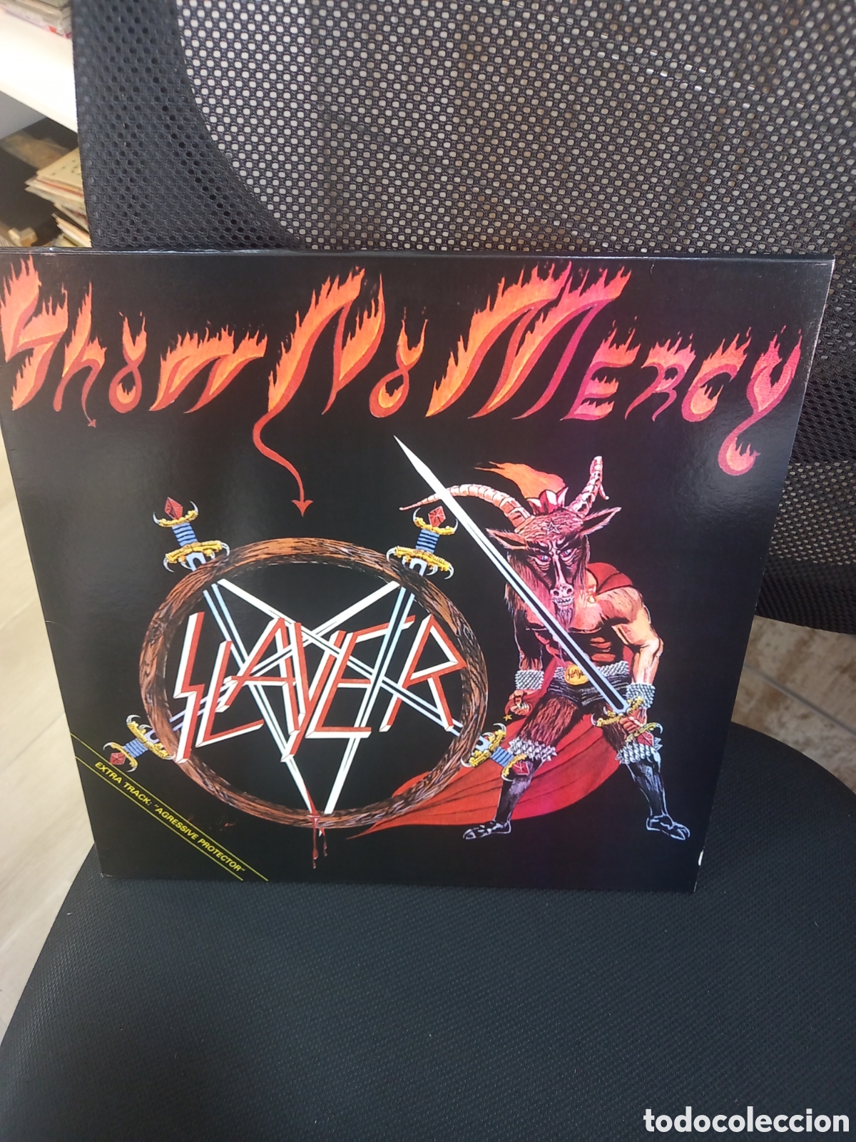 Discos de vinilo: SLAYER - Show No Mercy - EU 1983 edition replica Unofficial