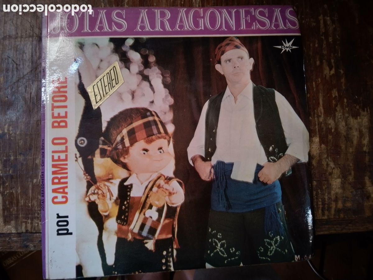 Discos de vinilo: JOTAS ARAGONESAS. BETORE, CARMELO. DISCOS MARFER. 1966