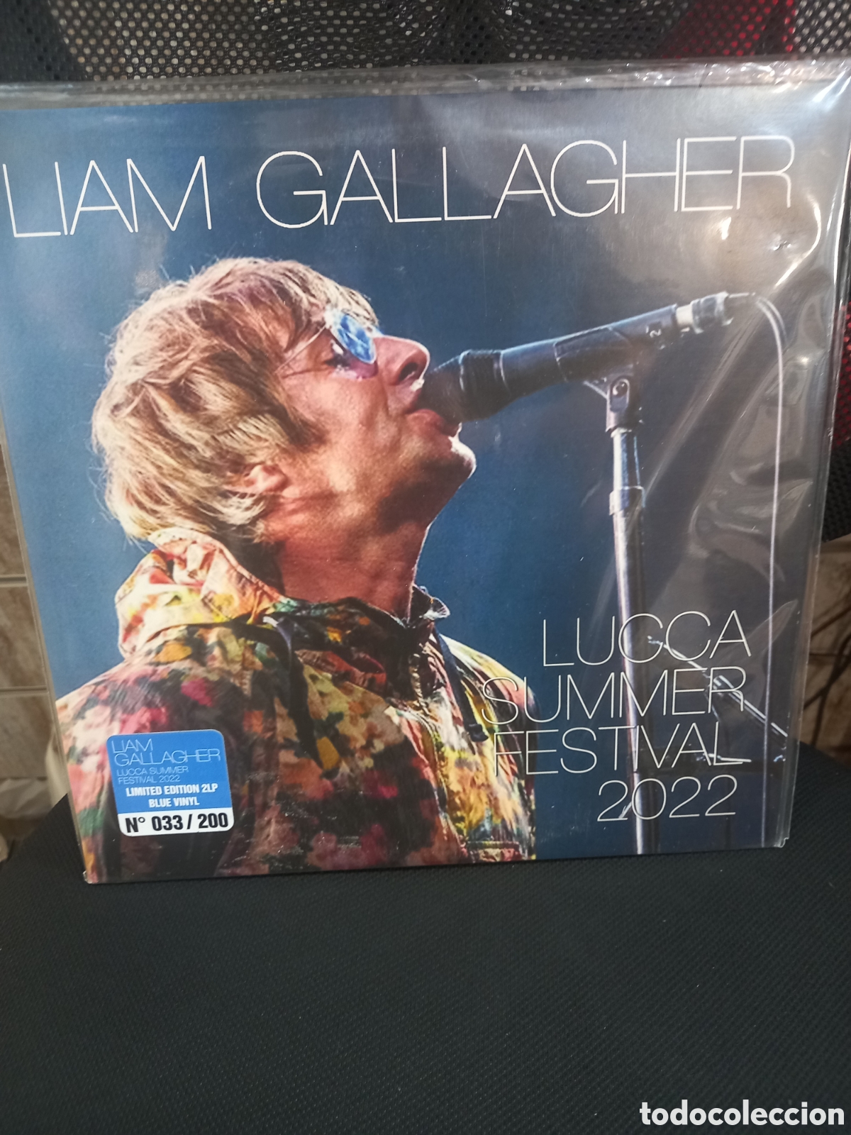 Discos de vinilo: LIAM GALLAGHER - OASIS - Lucca Summer Festival 2022 - Ed Ltd Blue Vinyl