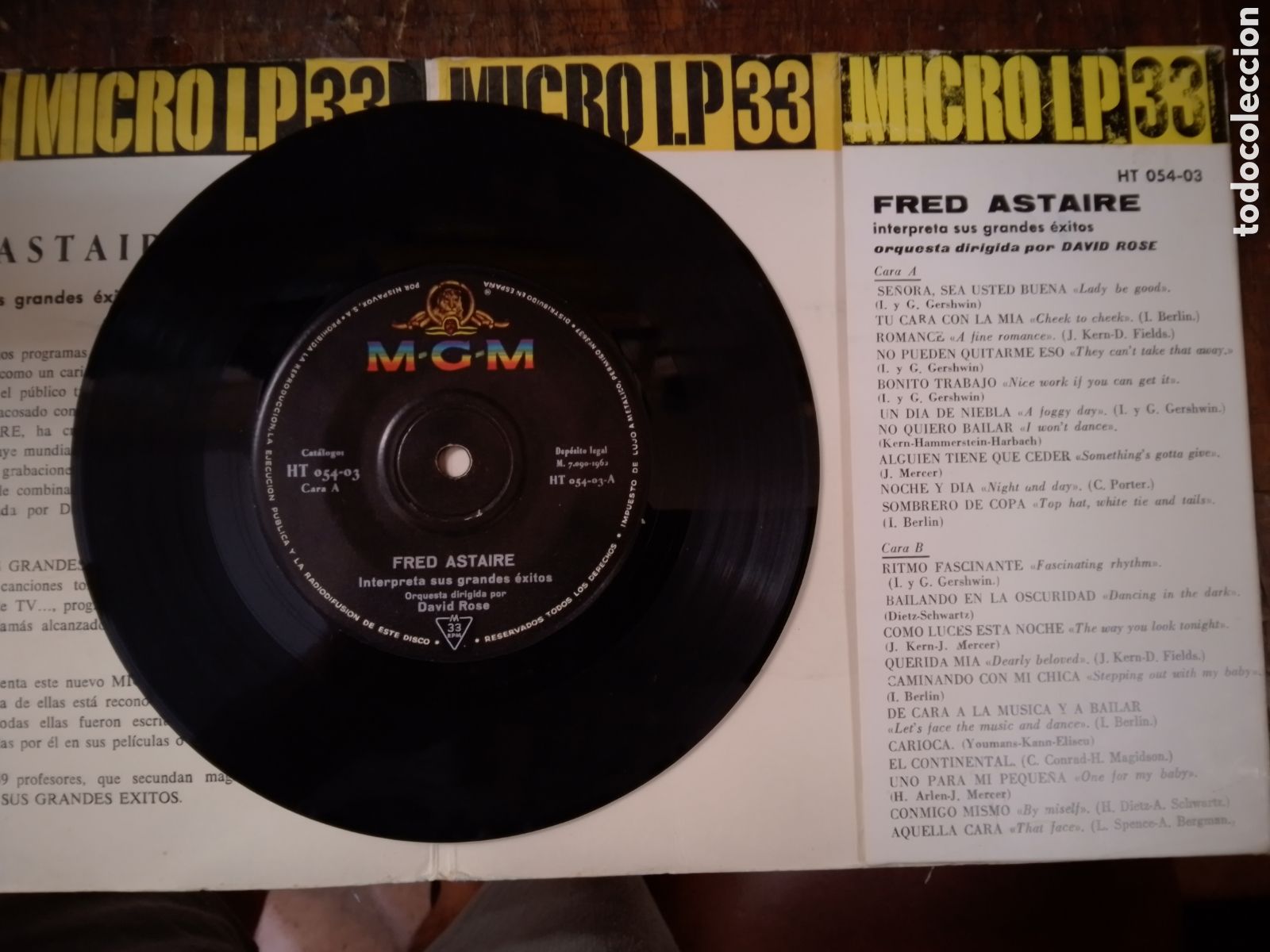 Discos de vinilo: FRED ASTAIRE INTERPRETA SUS GRANDES EXITOS. MGM. 1962 - Foto 3