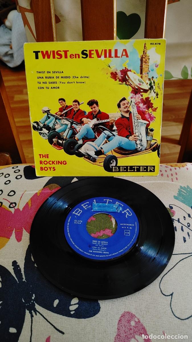 Discos de vinilo: THE ROCKING BOYS-EP TWIST EN SEVILLA