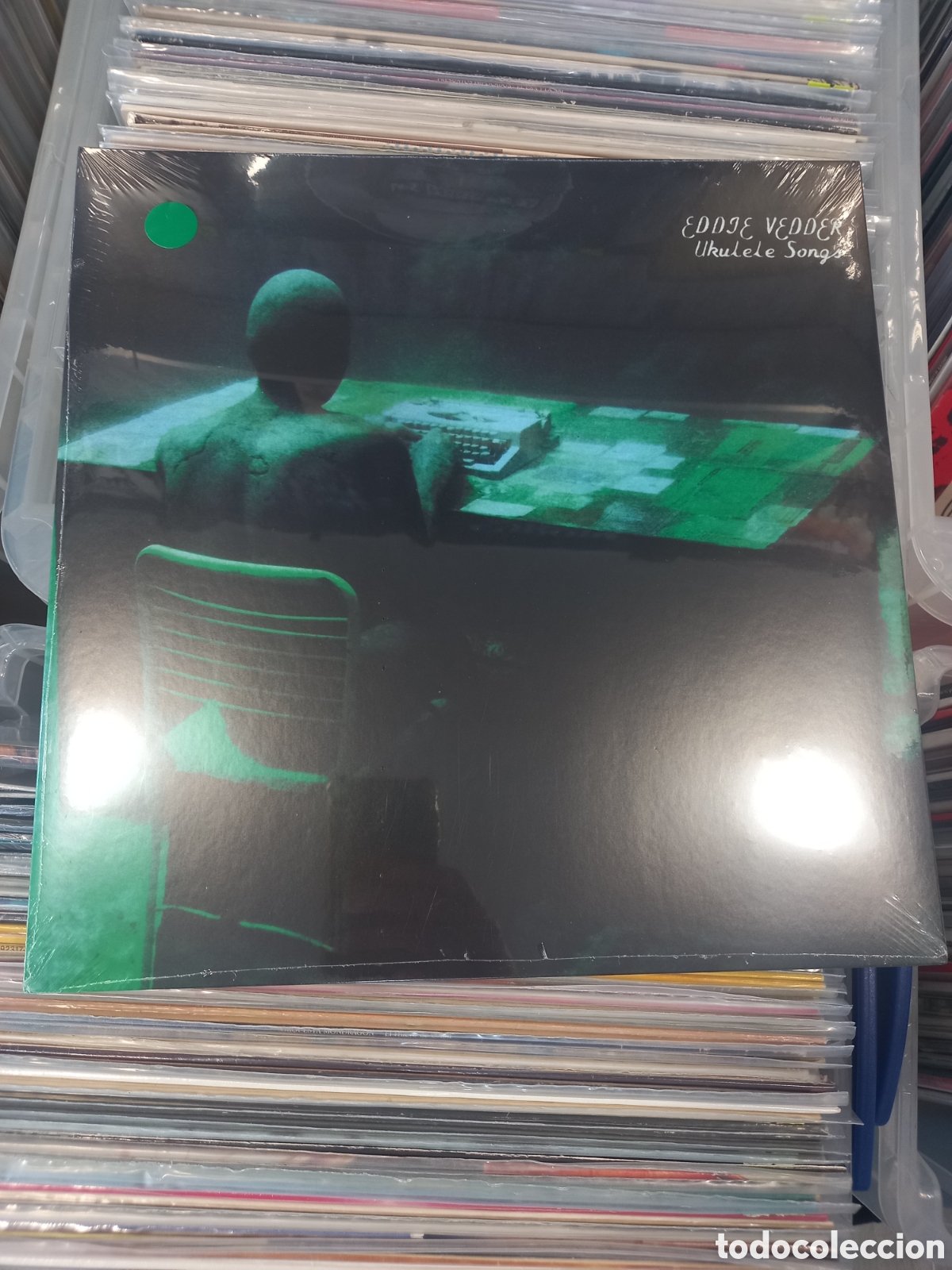 Discos de vinilo: EDDIE VEDDER - Pearl jam - Ukelele Songs - LP Ed. Italia 2011 Unofficial Green Vinyl