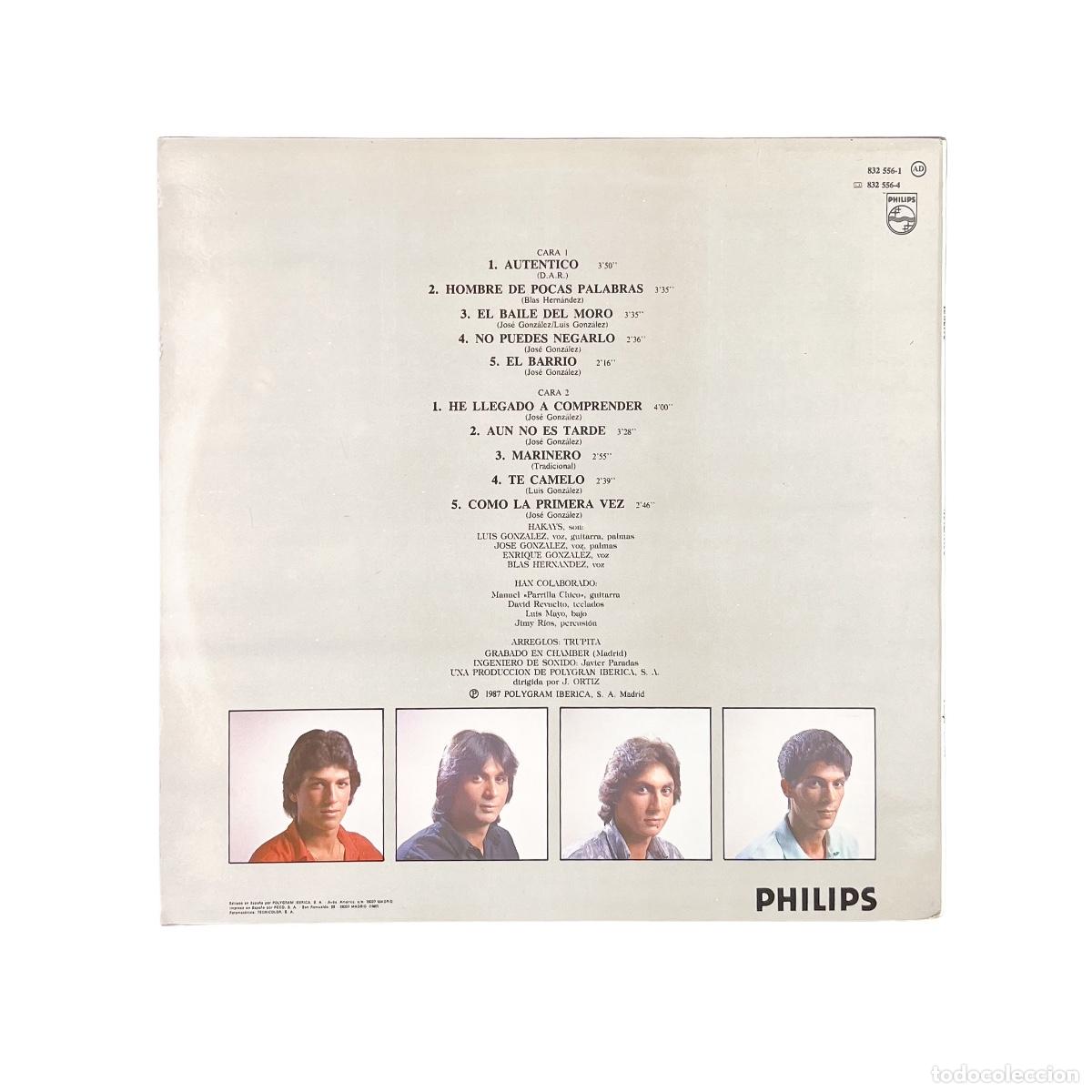 Discos de vinilo: LP. Hakays. Autentico (VG+/VG+) - Foto 2
