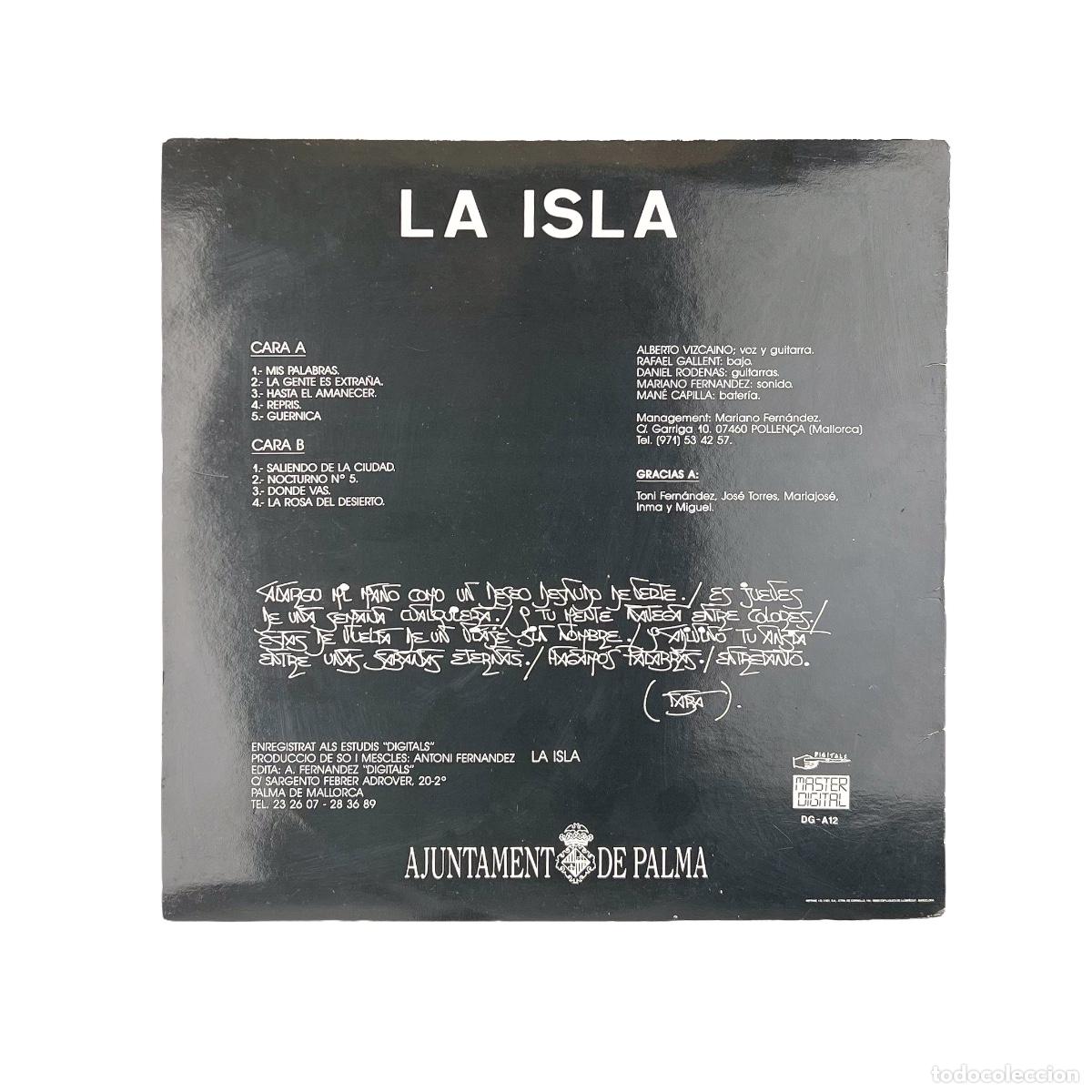 Discos de vinilo: LP. La Isla. Del Poder De La Luna Ni Se Sabe (VG+/VG+) - Foto 2