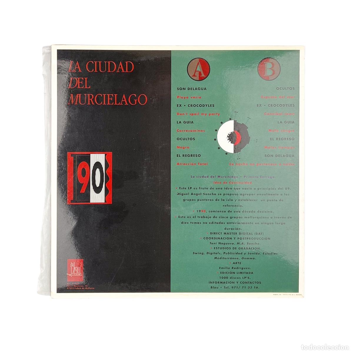 Discos de vinilo: LP. Varios. La Ciudad Del Murci&eacute;lago (VG+/VG+) - Foto 2