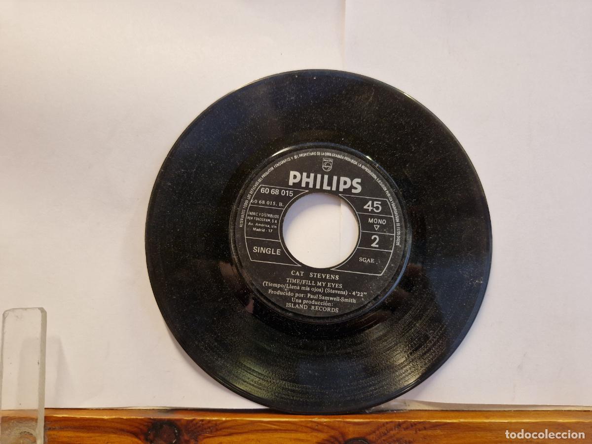 Discos de vinilo: SINGLE. CAT STEVENS. TIME-FILL MY EYES.