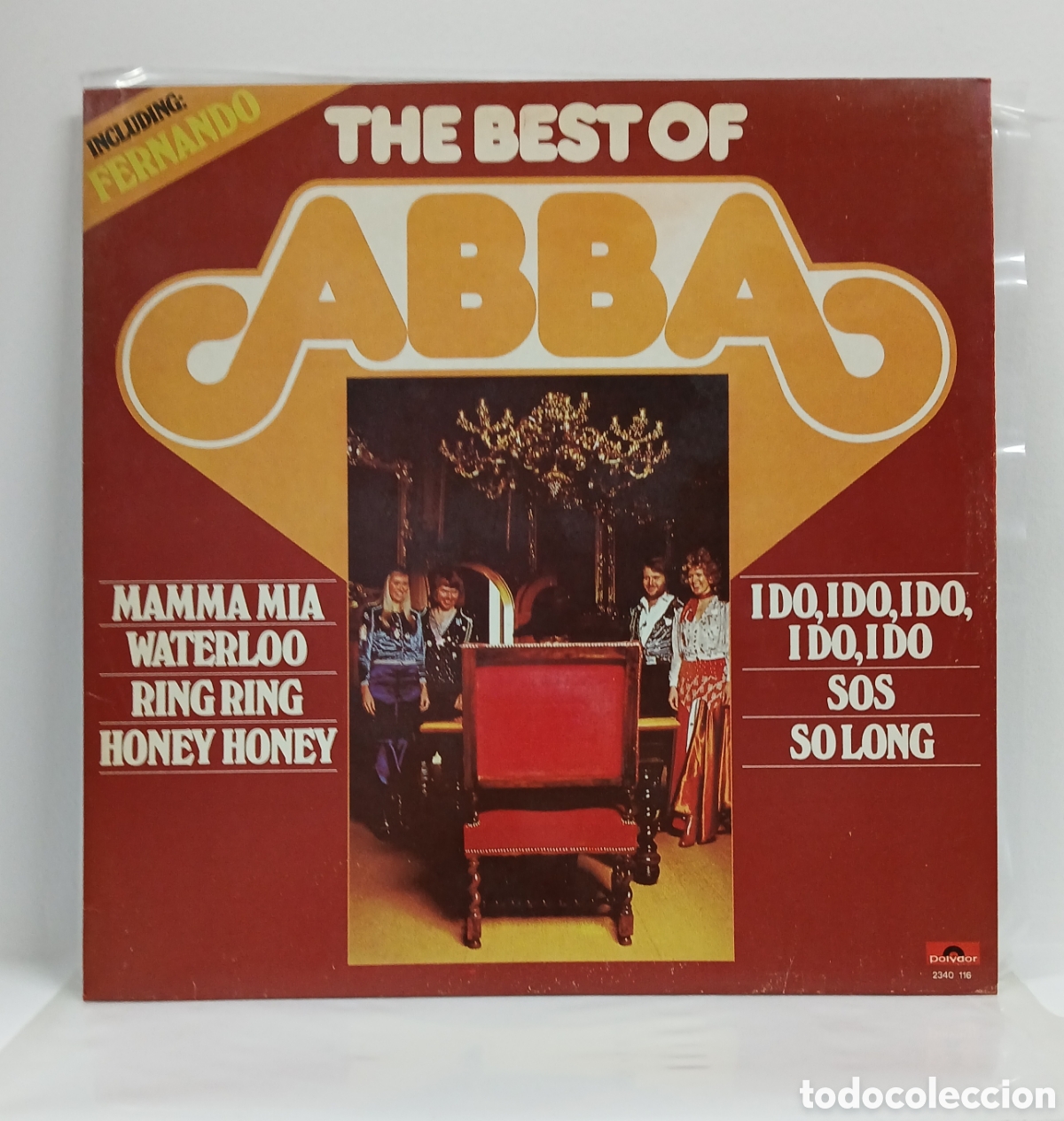 Discos de vinilo: ABBA &rdquo;THE BEST OF ABBA&rdquo; LP. COMP. HOLLAND. 1976 (NM, COMO NUEVO)