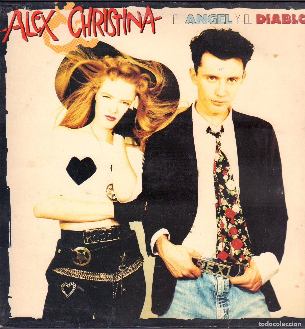 Discos de vinilo: ALEX & CRISTINA - EL ANGEL Y EL DIABLO / EL SOUVENIR, PIMIENTA Y SAL.../ LP WEA 1989 RF-26526