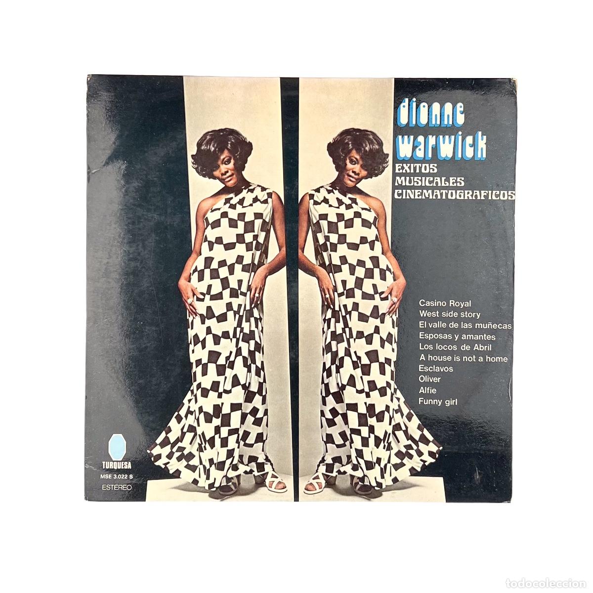 Discos de vinilo: LP. Dionne Warwick. Exitos Musicales Cinematograficos (VG+/VG)