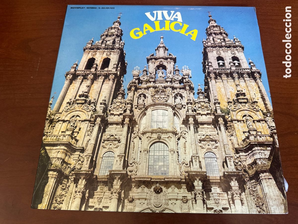 Discos de vinilo: VIVA GALICIA. DOBLE LP. MOVIEPLAY 1974 ( VER FOTOS )