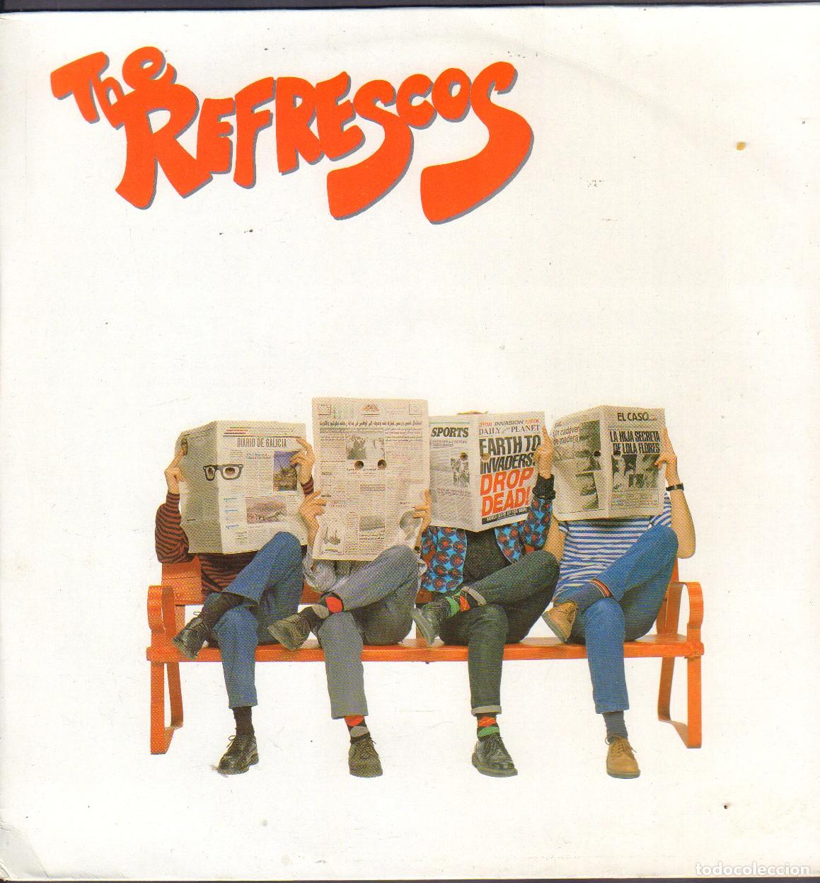 Discos de vinilo: THE REFRESCOS - AQUI NO HAY PLAYA, I&Ntilde;AKI, MARIPILI, MENTIRAS, BEBER.../ LP POLYDOR 1989 RF-26546