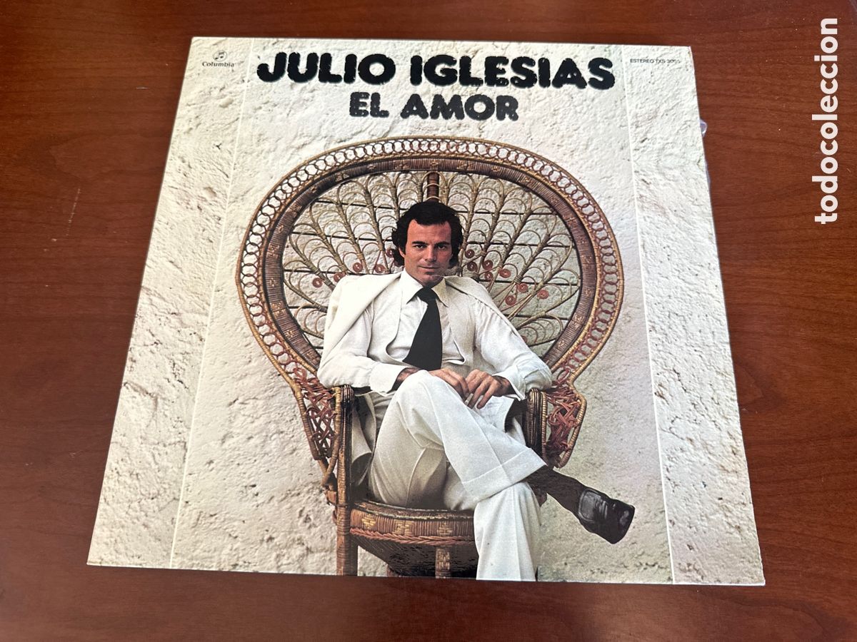 Discos de vinilo: JULIO IGLESIAS, EL AMOR - VINILO LP - COLUMBIA - ESTEREO - TXS 3035