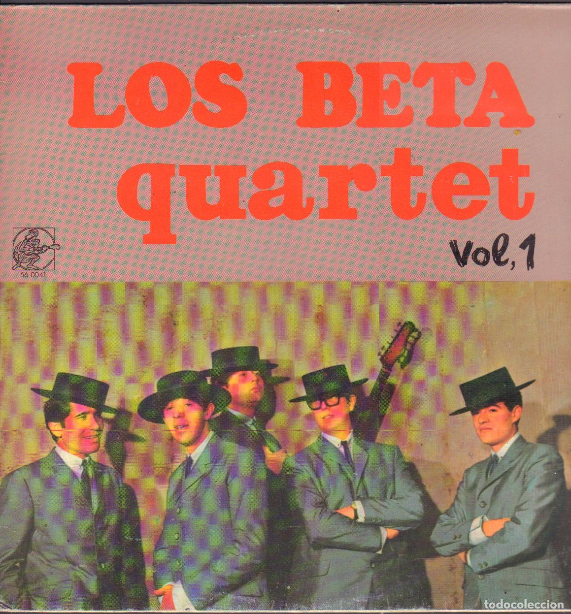 Discos de vinilo: LOS BETA QUARTET VOL. 1 - EL POROMPOMPERO, OLE LA YENKA, NO LLORES MAS.../ LP C.A.D.A. RF- 26548