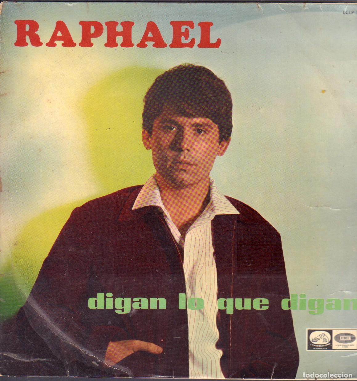 Discos de vinilo: RAPHAEL - DIGAN LO QUE DIGAN / MI GRAN NOCHE, CIERRO MIS OJOS, VERANO.../ LP EMI 1967 RF-26549