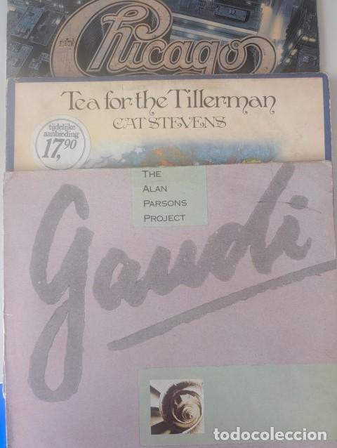 Discos de vinilo: L1398-L1399-L1400 LOTE 3 LP DE VINILO - ALAN PARSONS - CAT ST.- CHICAGO - BUEN ESTADO