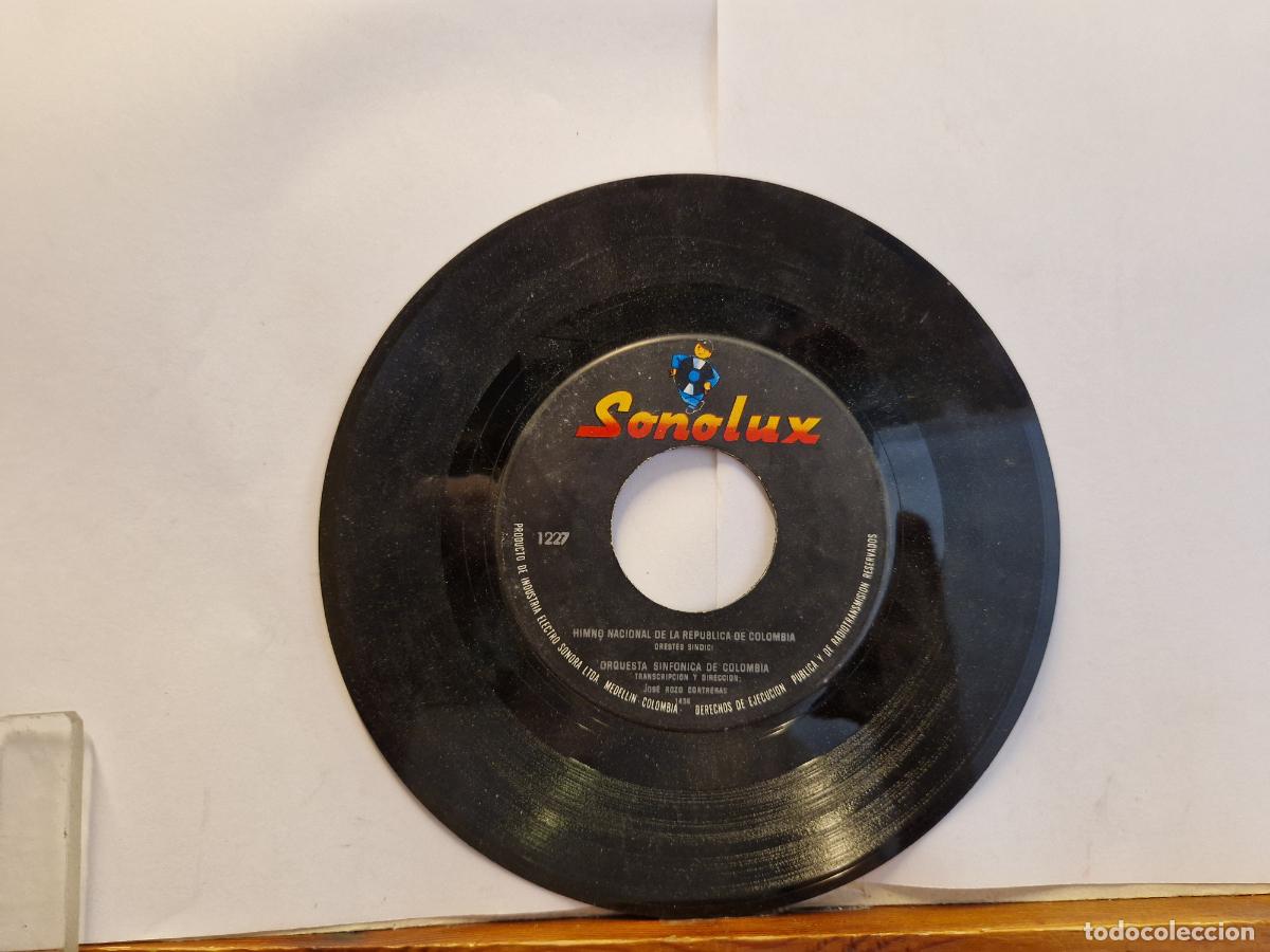 Discos de vinilo: 0SINGLE. SONOLUX. BURLESCA. JOSE ROZO CONTRERAS. ORQUESTA SINFONICA DE COLOMBIA.