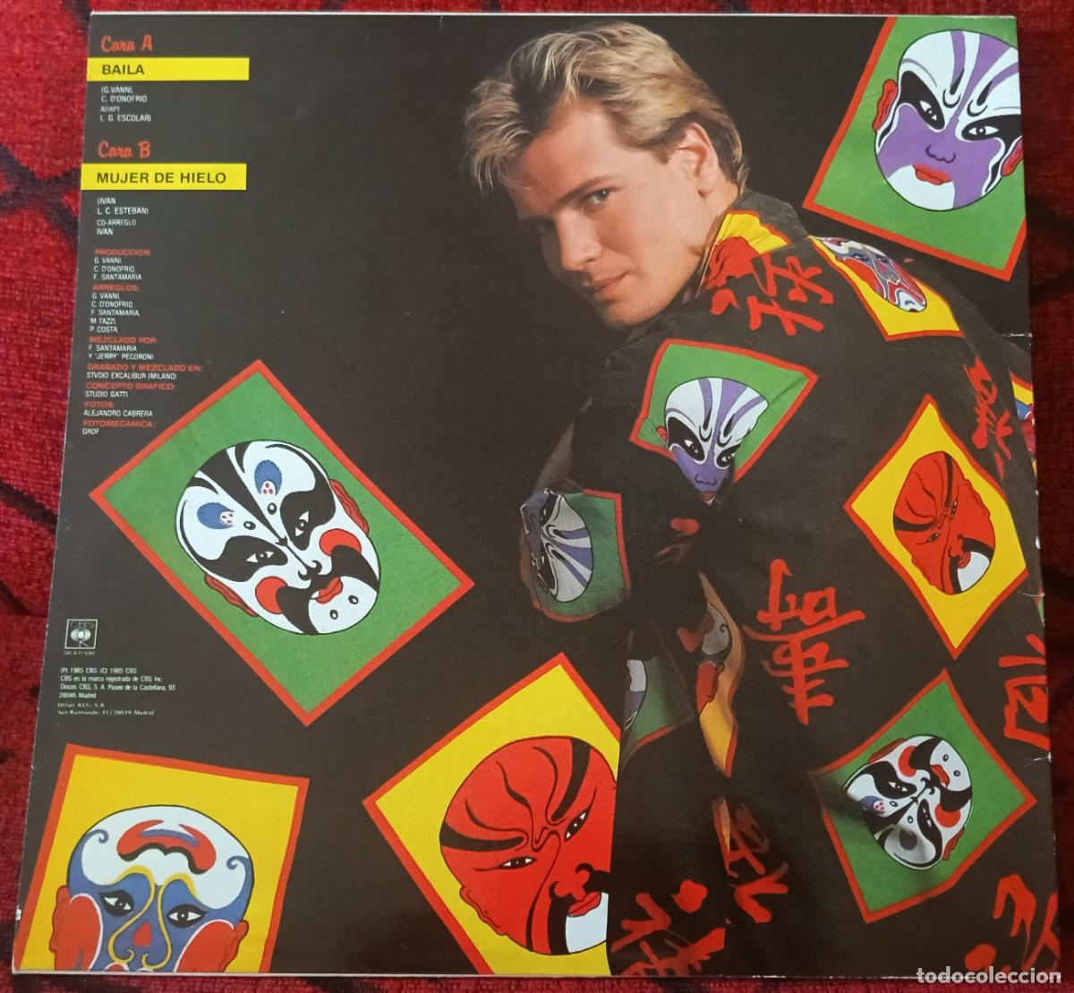 Discos de vinilo: IVAN ** Baila ** MAXI SINGLE VINILO 1985 - Foto 2