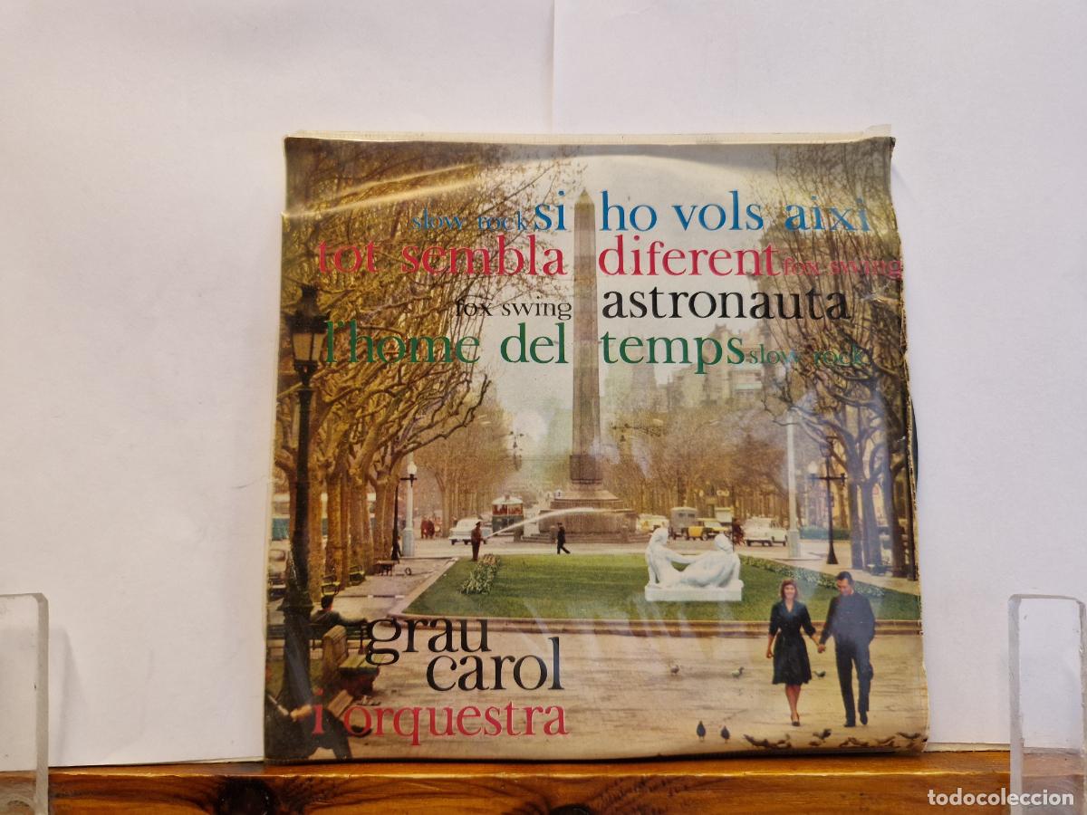 Discos de vinilo: SINGLE. SLOW ROCK. SI HO VOLS AIXI. TOT SEMBLA DIFEREN. ASTRONAUTA. THOME DEL TEMPS. GRAU CAROL