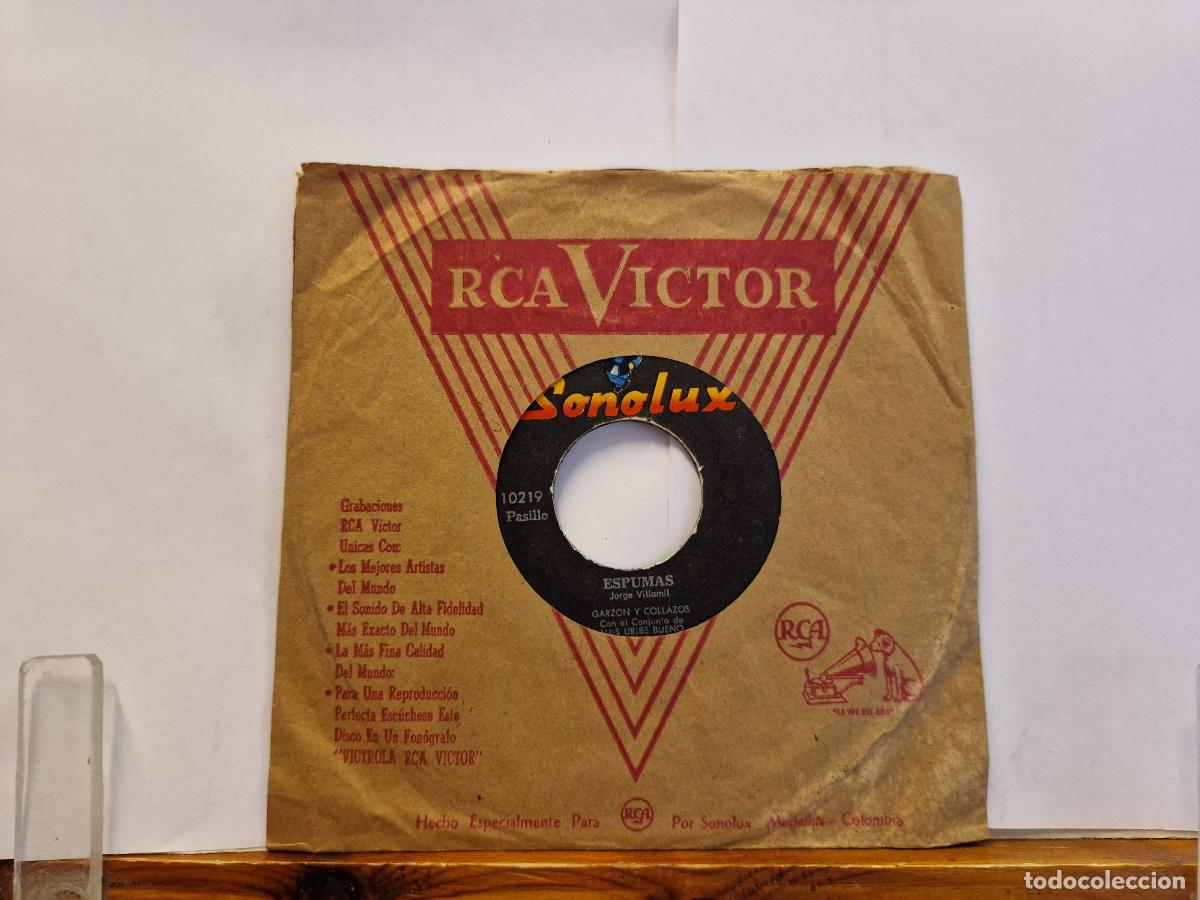Discos de vinilo: SINGLE. JORGE VILLAMIL. GARZON Y COLLAZOS. ESPUMAS