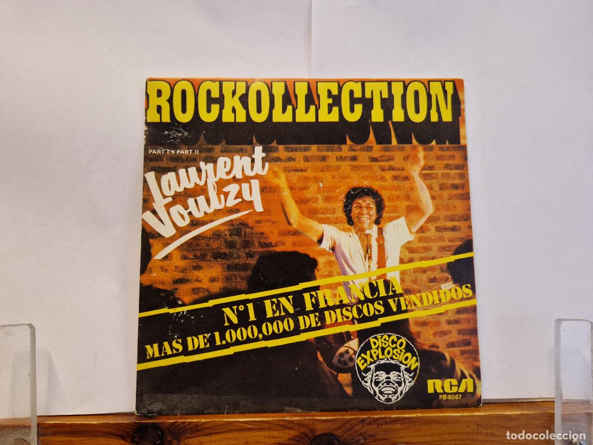 Discos de vinilo: SINGLE. ROCKOLLECTION. LAURENT VOULZY. N1 EN FRANCIA