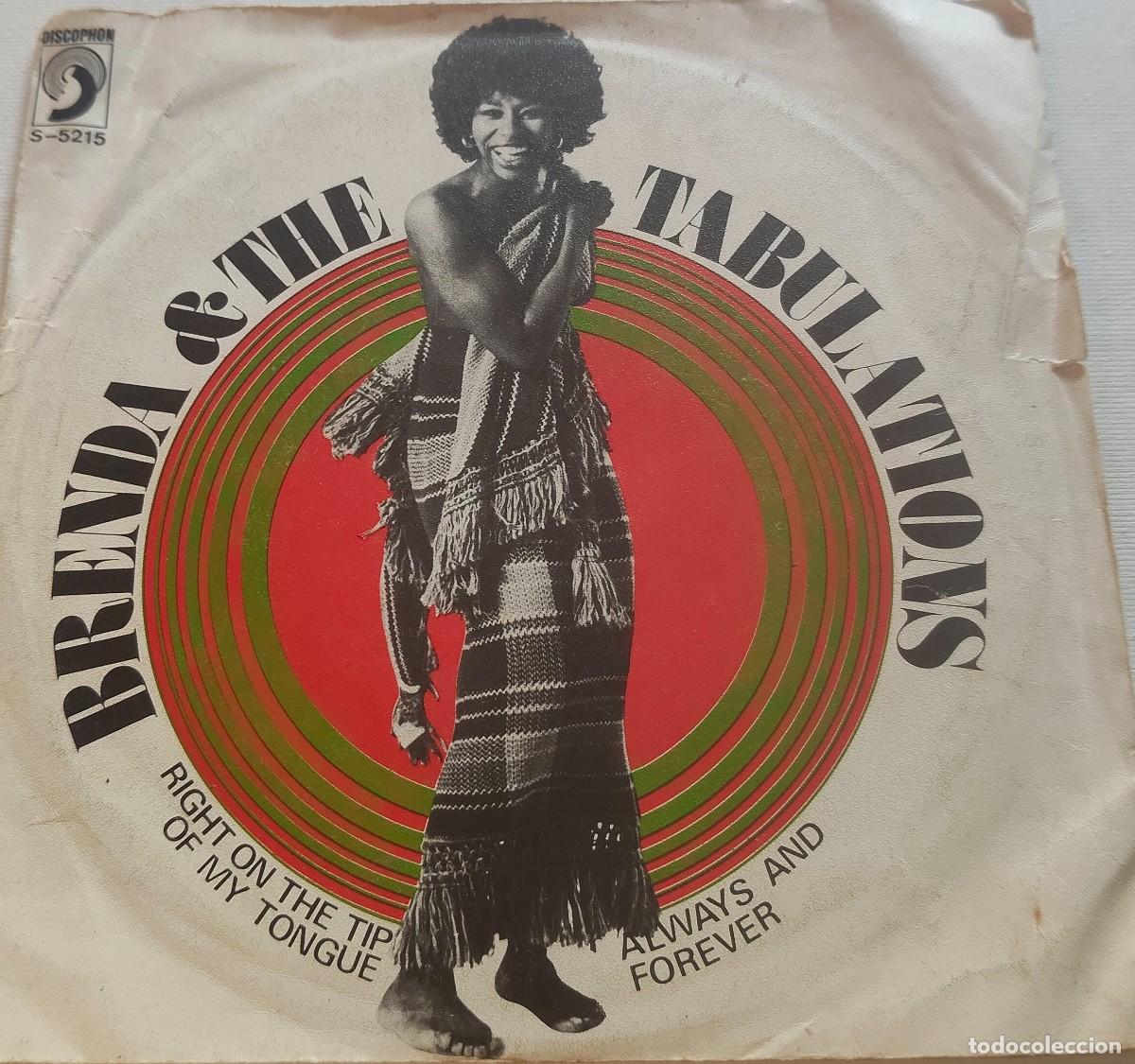 Discos de vinilo: BRENDA 6THE TABULATIONS-RIGHT ON THE TIP ON MY TONGUE-PEDIDO MINIMO 11 EUROS