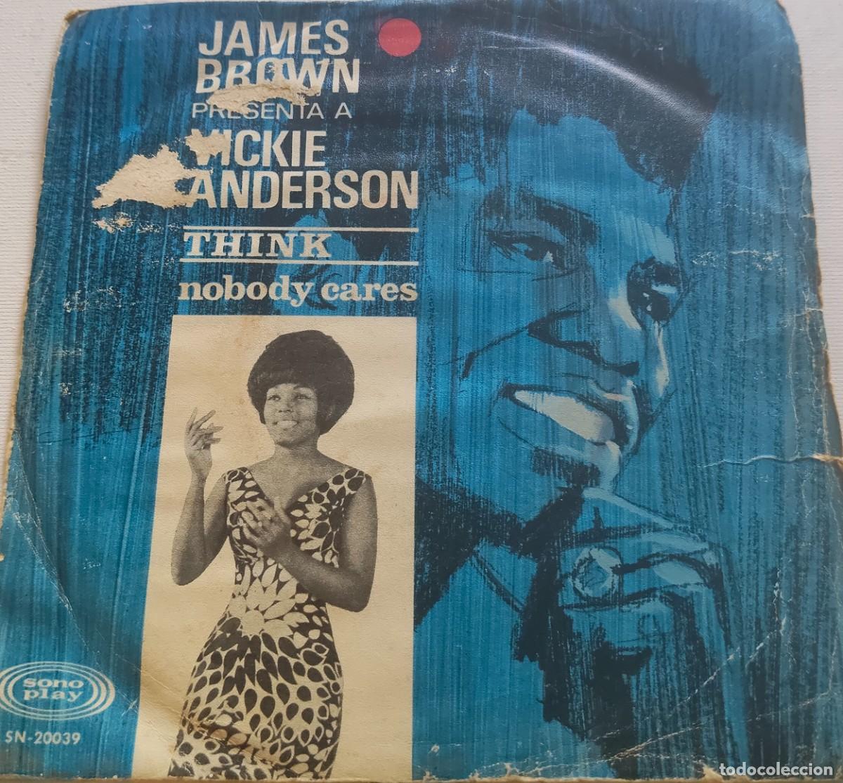 Discos de vinilo: VICKIE ANDERSON -THINK/NOBODY CARES-PEDIDO MINIMO 11 EUROS