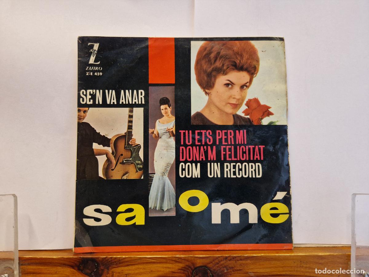 Discos de vinilo: SINGLE. TU ETS PER MI DON'M FELICITAT COM UN RECORD. SALOME