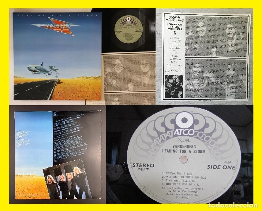 Discos de vinilo: Vandenberg / heading for a storm 87, 2&ordm; LP ADRIAN VANDENBERG 1&ordm; PRESS JAPAN + INSERT ! IMPECABLE !!