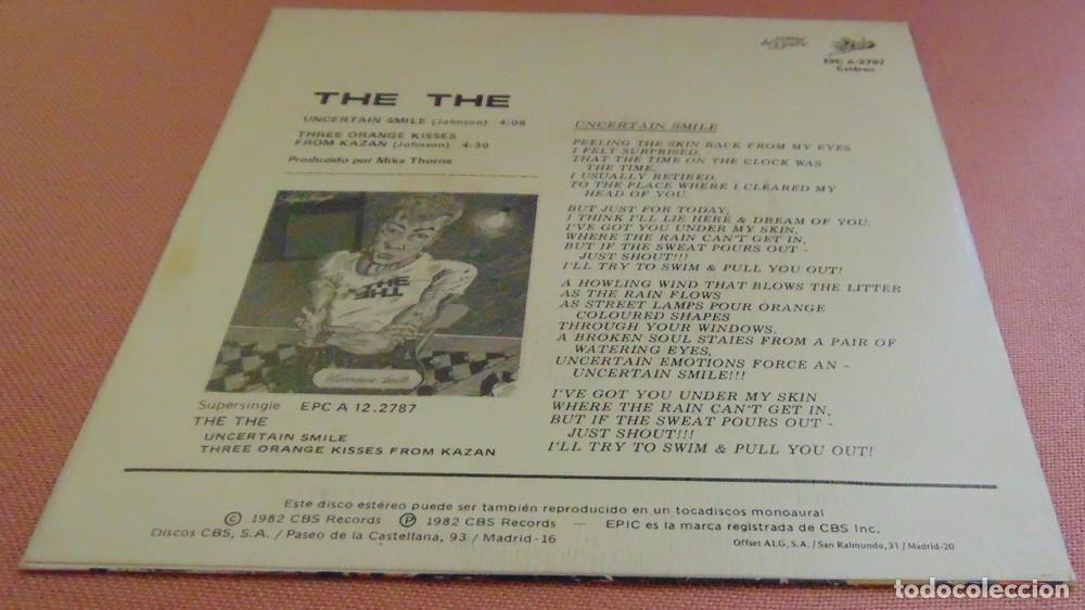 Discos de vinilo: The The &ndash; Uncertain Smile - SINGLE 1983 - Foto 3