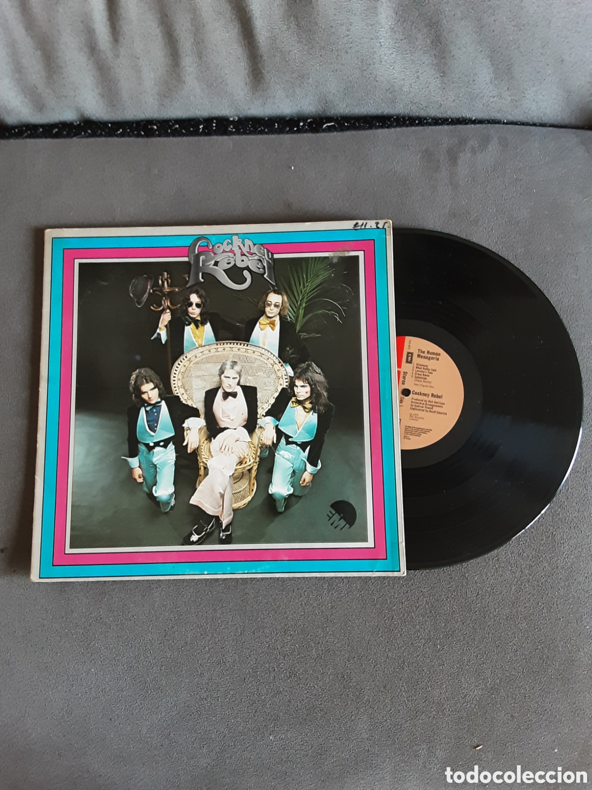 Discos de vinilo: COCKNEY REBEL LP THE HUMAN MENAGERIE 1973 GATEFOLD UK GLAM ROCK