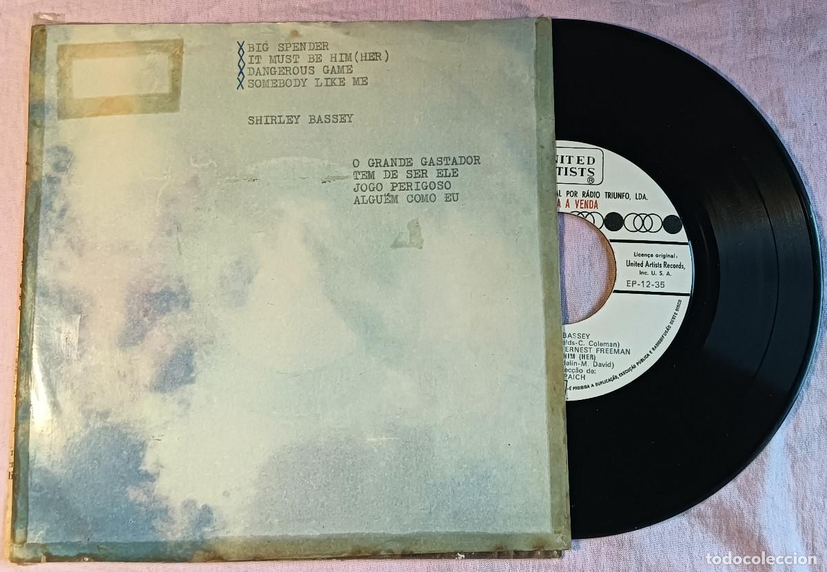 Discos de vinilo: 7&rdquo; Promo SHIRLEY BASSEY - Big Spender / Dangerous Game - EP-12-35 (VG/VG)
