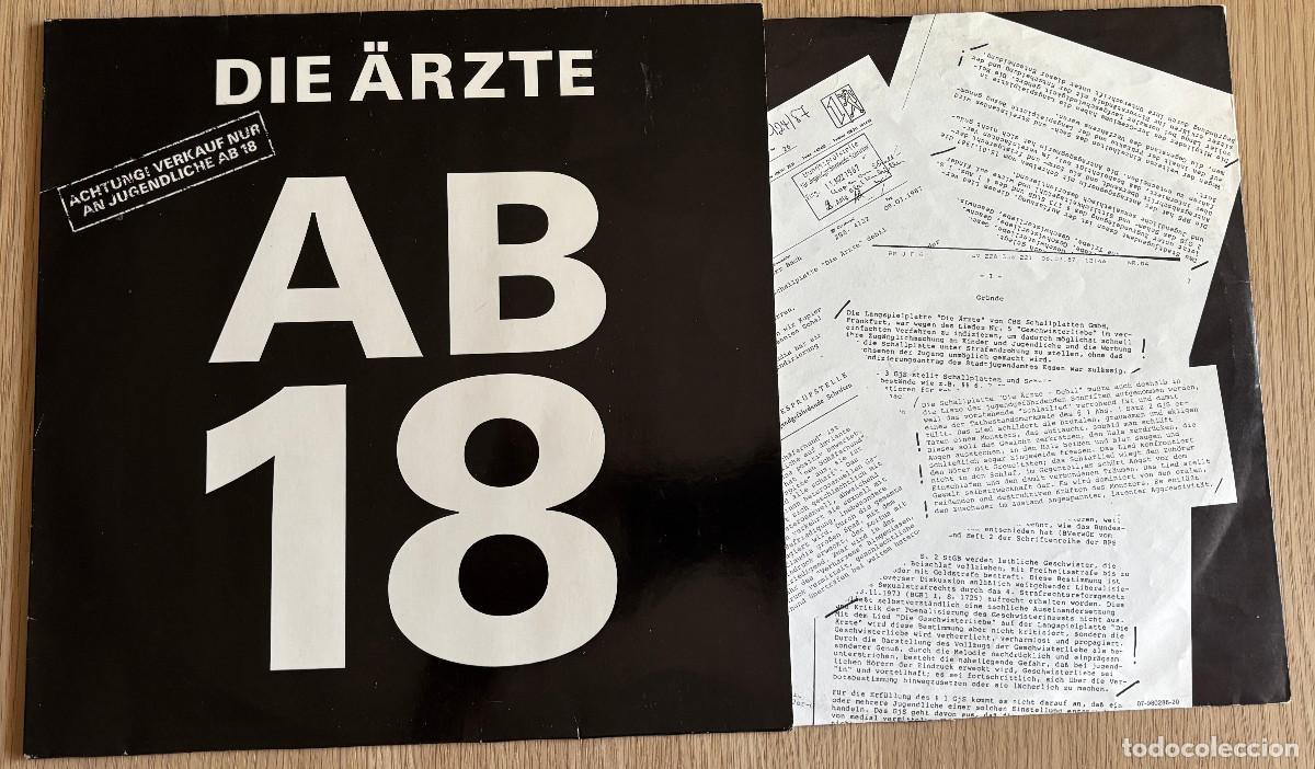 Discos de vinilo: Die &Auml;rzte &ndash; Ab 18 - Recopilatorio de 10&rdquo; - Foto 3