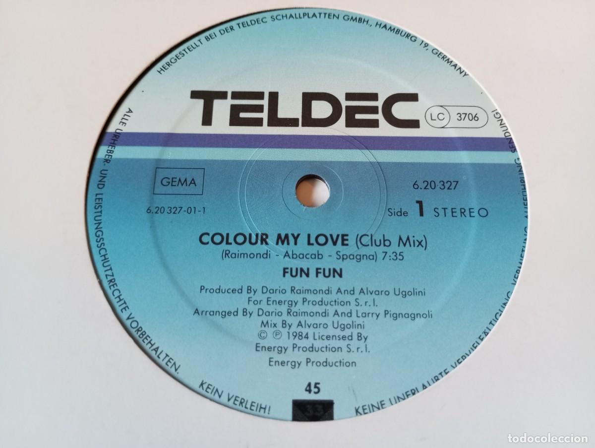 Discos de vinilo: Fun Fun &ndash; Colour My Love - 1984