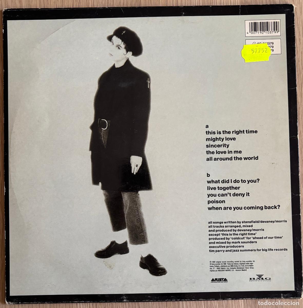 Discos de vinilo: Lisa Stansfield &ndash; Affection - Foto 2