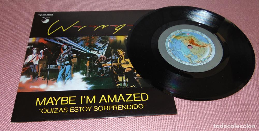 Discos de vinilo: Wings &ndash; Maybe Im Amazed - SINGLE 1977 COMO NUEVO - Foto 3