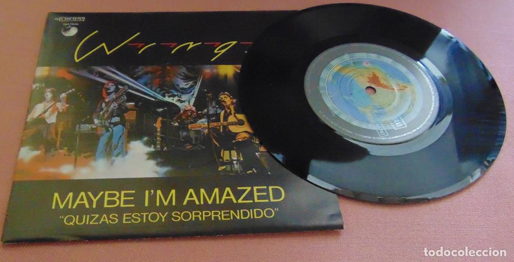 Discos de vinilo: Wings &ndash; Maybe Im Amazed - SINGLE 1977 COMO NUEVO - Foto 4