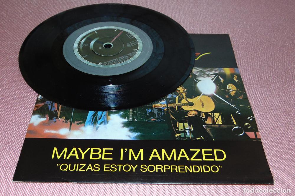 Discos de vinilo: Wings &ndash; Maybe Im Amazed - SINGLE 1977 COMO NUEVO - Foto 2