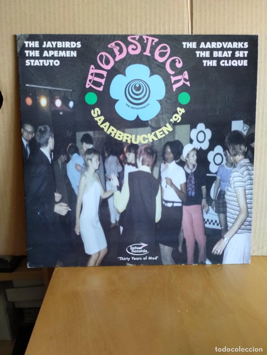 Discos de vinilo: MODSTOCK - SAARBR&Uuml;CKEN 94 --- APEMEN,JAYBIRDS,STATUTO,CLIQUE,BEAT SET,AARDVARKS.