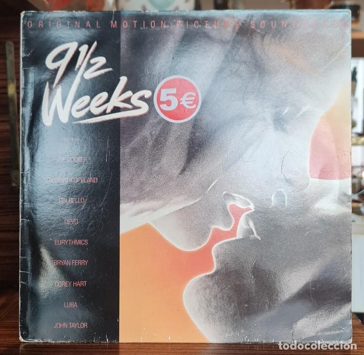Discos de vinilo: Lp Banda Sonora Original &rdquo;9&frac12; Weeks&rdquo; (Nueve Semanas y Media) &mdash; LP Vinilo Espa&ntilde;a 1986